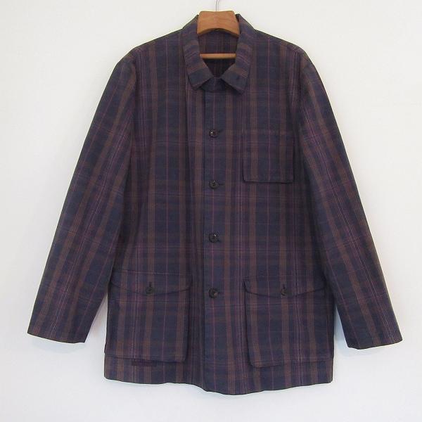 PAPAS（パパス） #anc コート ステンカラーコート ジャケット 紺系 茶