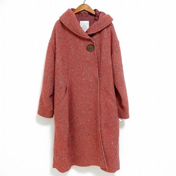 wnc イオコムイオセンソユニコ io comme sensounico コート 38 赤系