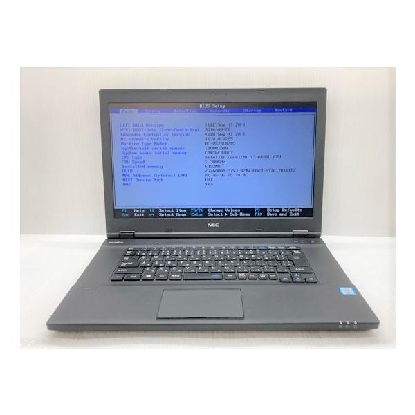 VersaPro 中古 ノートパソコン NEC VX-T PC-VK23LXZDT Corei3-6100U