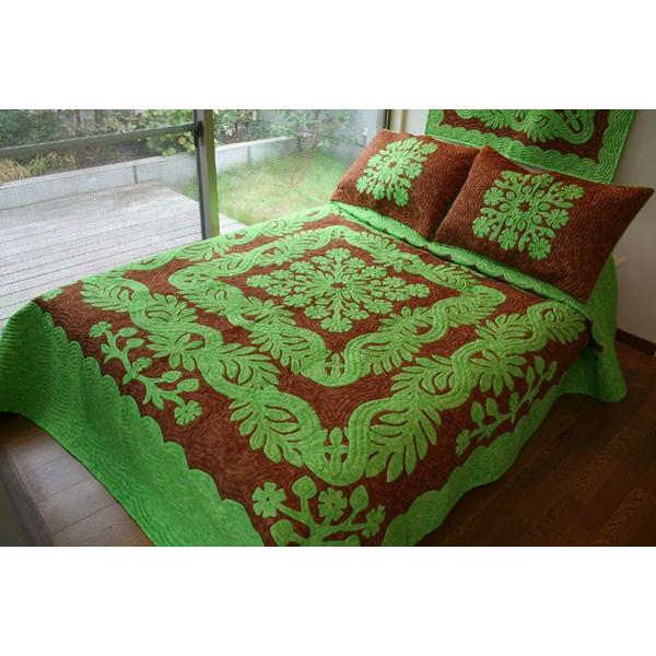 ハワイアンキルト サザンフォレストのむら染め本格オーダーメイド