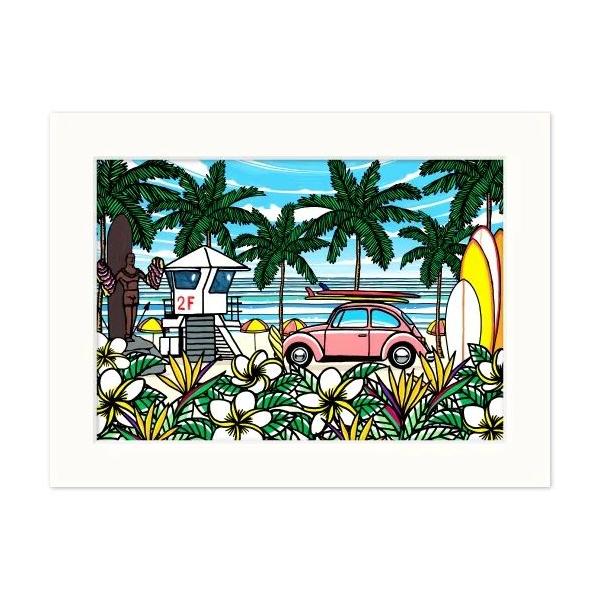 ハワイ アート 絵画 壁掛け TAMO タモ ハワイアン インテリア 海