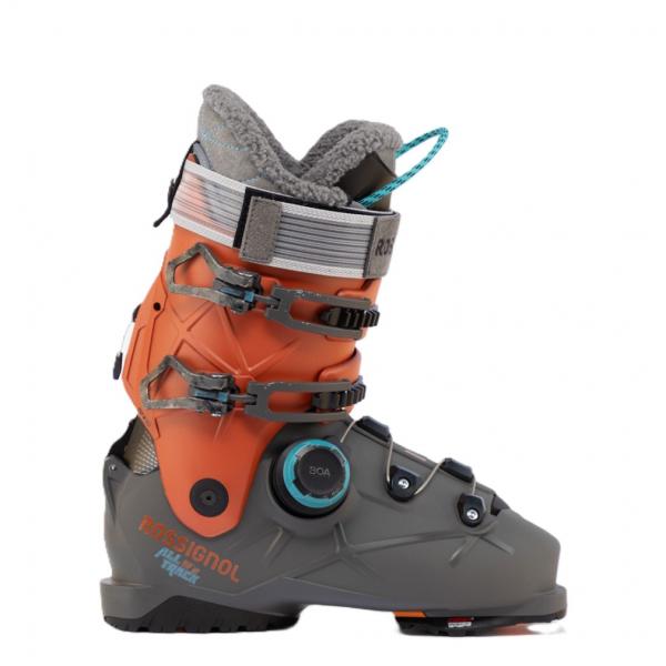 ROSSIGNOL 子ども用スキー靴 グレー/オレンジ もちもち ROSSIGNOL