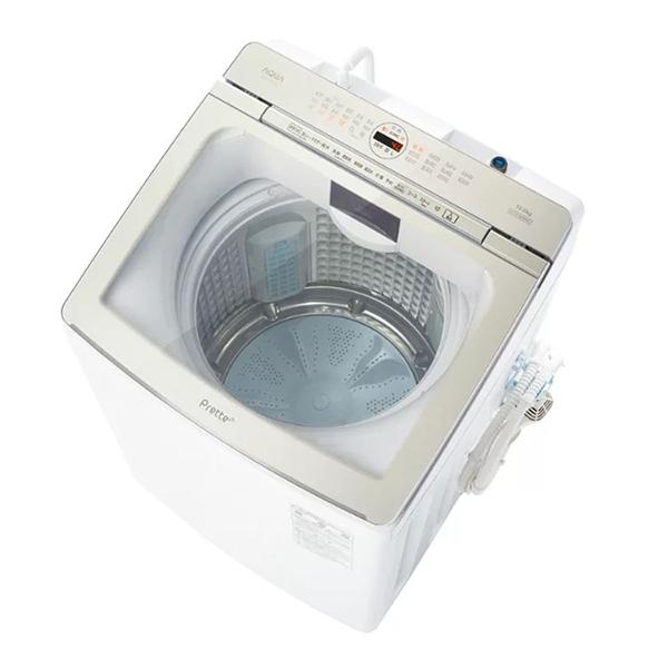 AQUA（アクア） 洗濯機 縦型 12kg 全自動洗濯機 AQW-VX12P-W ホワイト