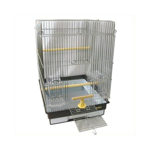 HOEI [送料無料] 鳥かご ケージ HOEI 35手のり ステンレス 底カラー