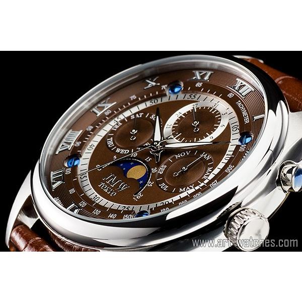 JMW TOKYO 腕時計 シチズン製ムーブメント ブラウン&シルバー上級