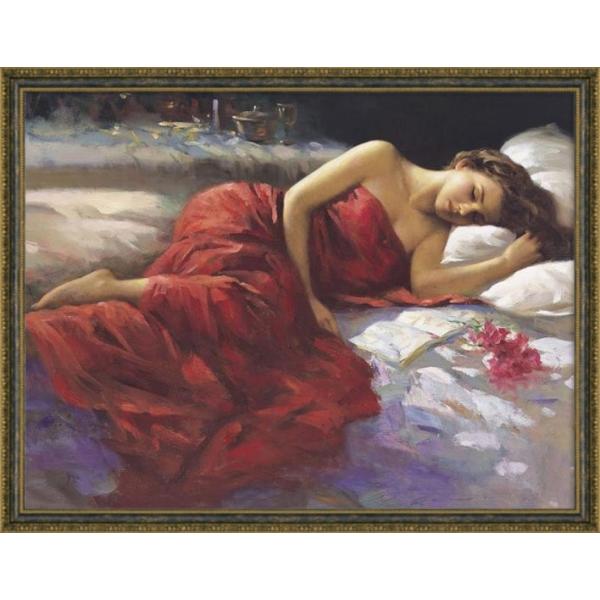 絵画 艶美 女性美を堪能する絵画30号サイズ 裸婦画 裸婦 油彩 人物画