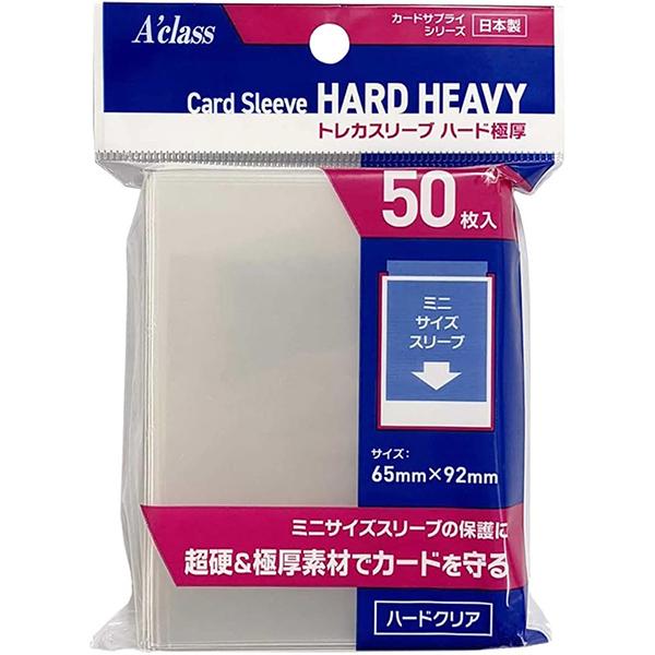 アクラス 【新品】アクラス トレカスリーブ ハード 極厚 (クリア) [65