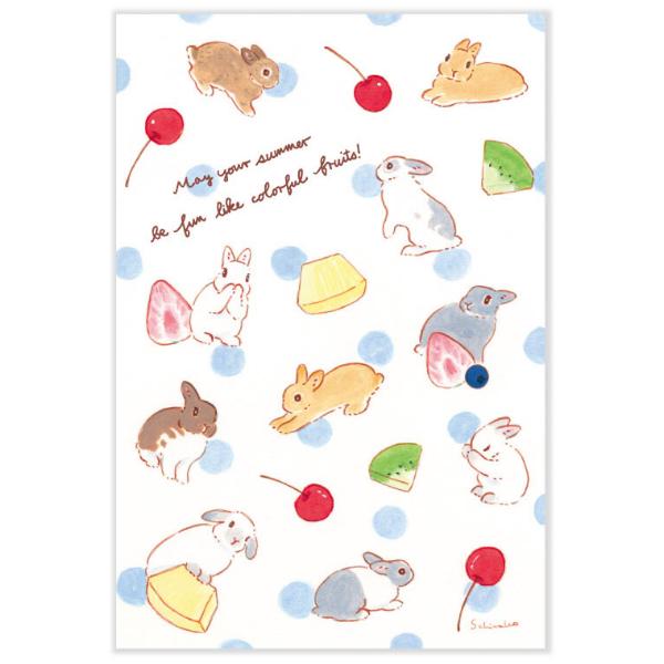 アクティブコーポレーション もりやましなこ 夏柄 ポストカード