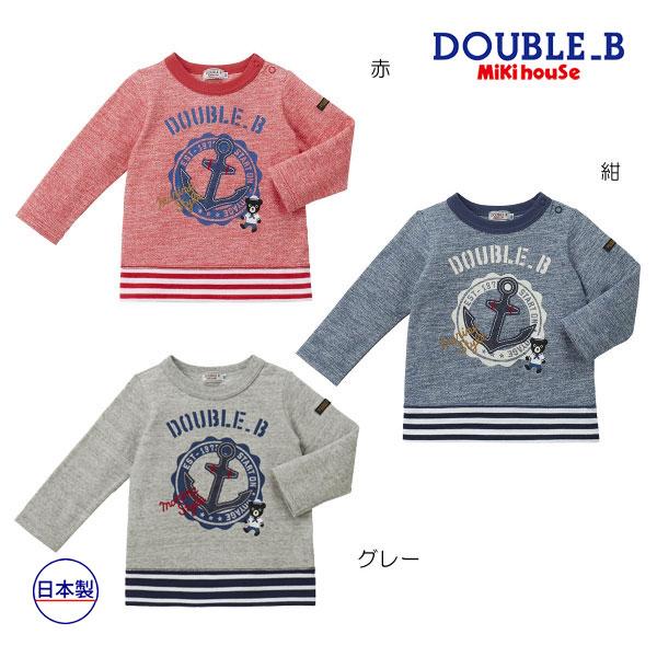 wb ○40％OFFセール○ミキハウス ダブルビーmikihouse マリン長袖T