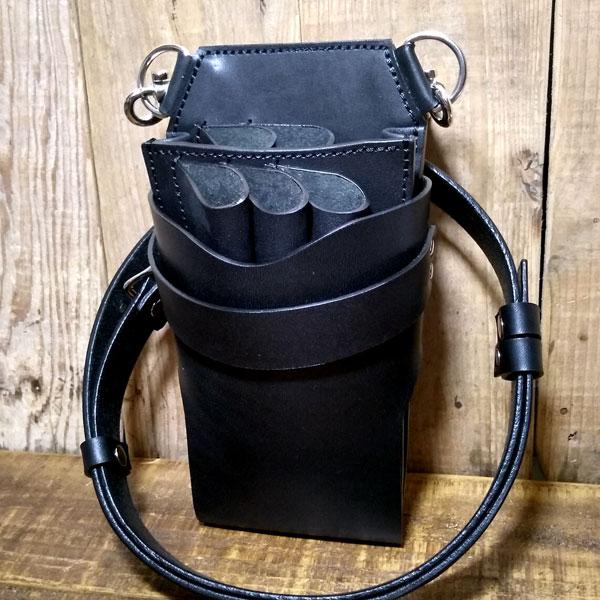 シザーケース プロ用 レザー 革 シザーホルダー ヌメ革 本革 タンニン