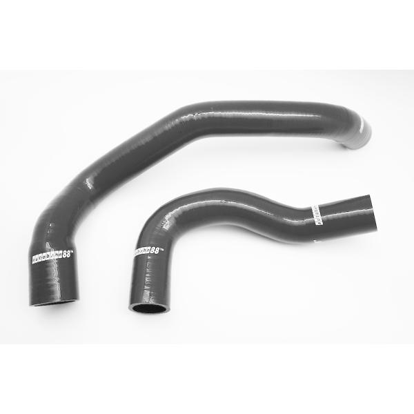 シリコンラジエーターホース 日産 スカイライン R34 RB25DET 黒