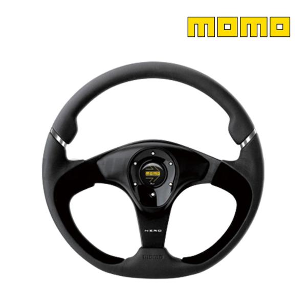 MOMO（モモ） ステアリング ハンドル NERO ブラックレザー N-2