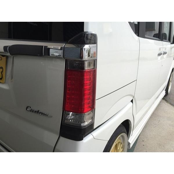 シックスセンス N-BOX カスタム JF1/2 テールランプカバー 左右2ピース