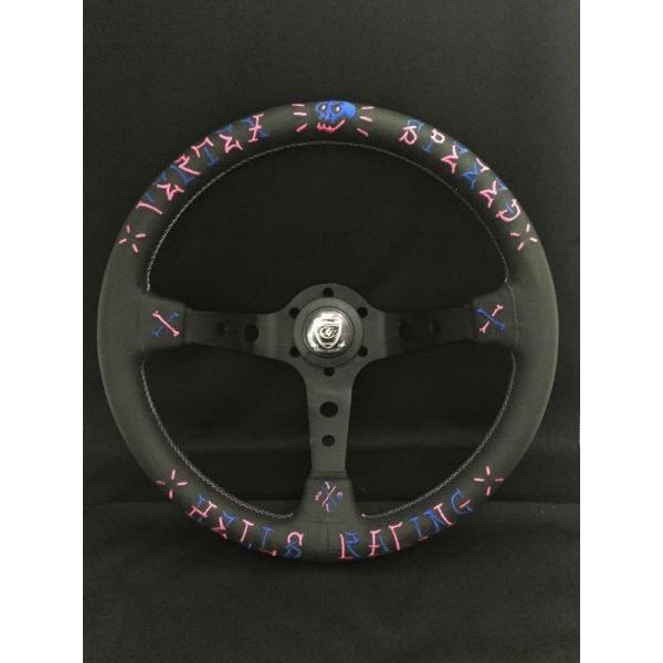 ティーアンドイー VERTEX ステアリング「VERTEX SPEED」90mmDEEP/35Φ