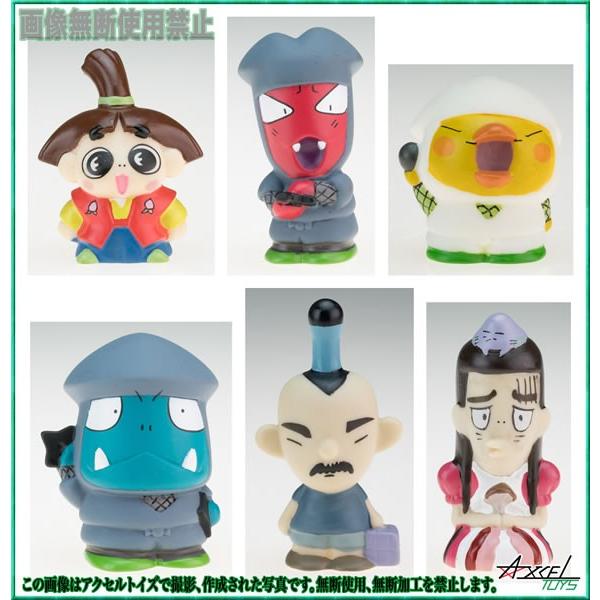 ユージン おじゃる丸 ソフビ指人形 パート4 全6種セット : アクセル