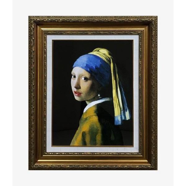 絵画 複製名画 F6号サイズ ヨハネス・フェルメール 真珠の耳飾りの少女