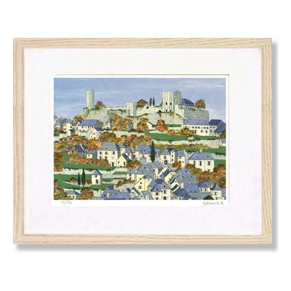 絵画 グラニック・トゥレーンの秋 / フランス 版画 風景画 インテリア