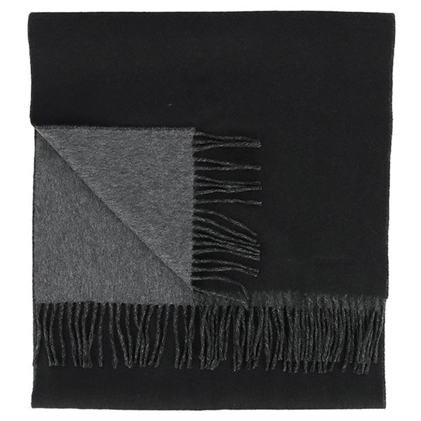 HERMES（エルメス） カシミヤマフラー レクトヴェルソ 黒 フランネル