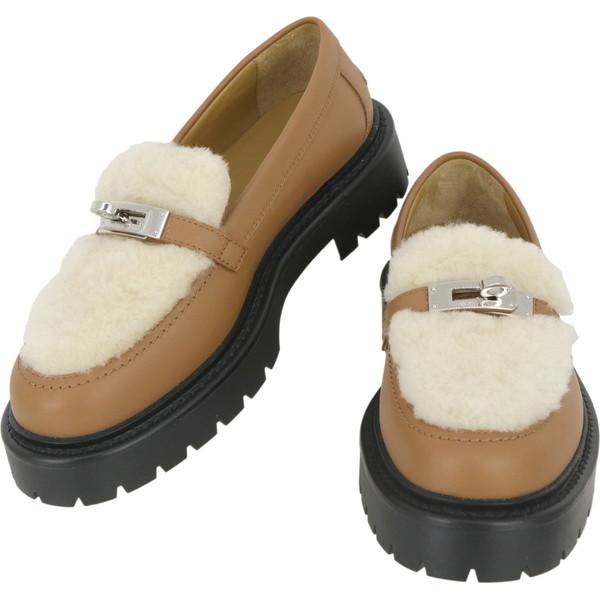 HERMES（エルメス） モカシン アイコン ロンファー カーフレザー