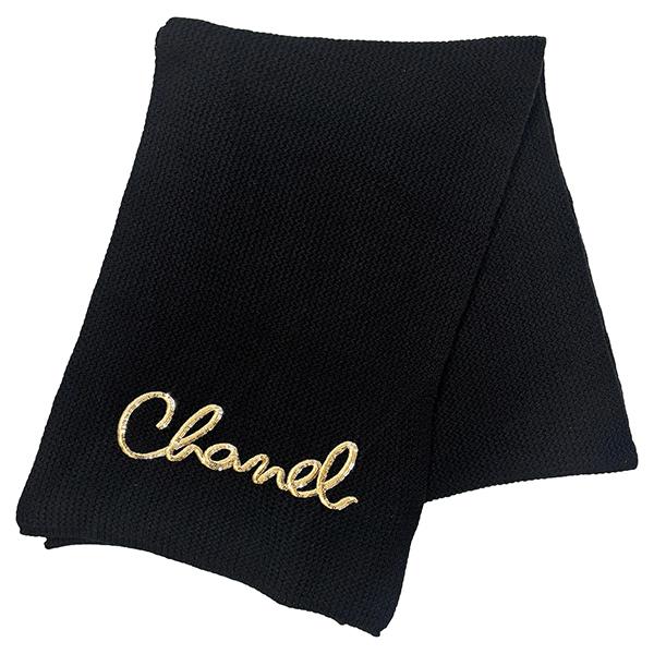 CHANEL（シャネル） マフラー ストール ショール カシミヤ ブラック