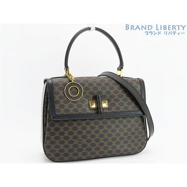 CELINE（セリーヌ） 美品 ヴィンテージ マカダム ターンロック 2WAY
