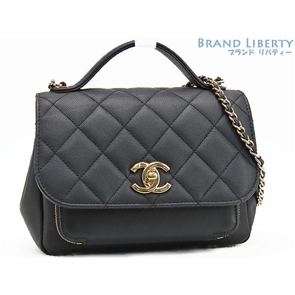 キャビアスキン 美品 シャネル マトラッセ ビジネスアフィニティ