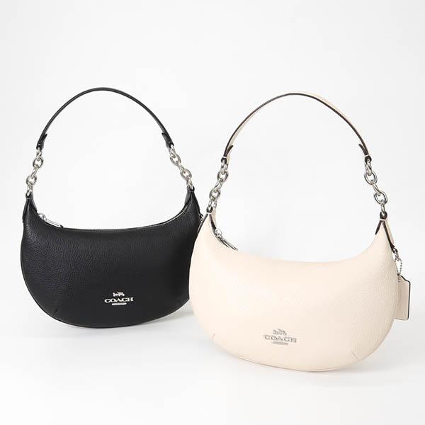 COACH（コーチ） ショルダーバッグ レディース レザー ラウンド ワン