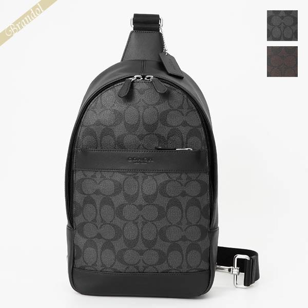 ひまわり様専門 COACH ブラックレザー ボディバッグ COACH ボディ