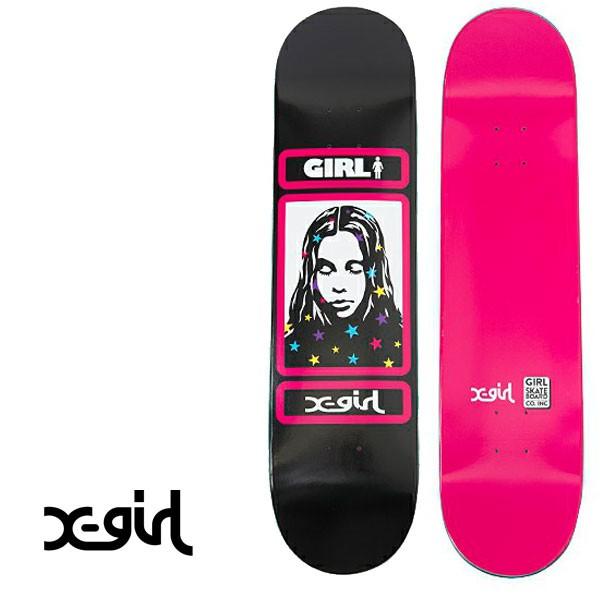 X-girl（エックスガール） X-girl×GIRL SKATEBOARDS GIRL&FACE DECK