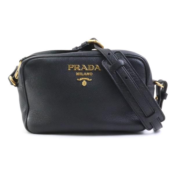 PRADA（プラダ） 斜め掛けショルダーバッグ レザー ブラック