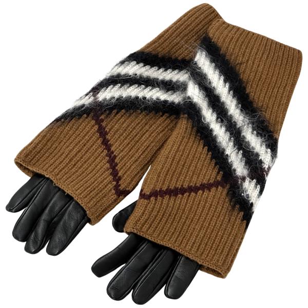 BURBERRY（バーバリー） 手袋 レディース ブランド ウール レザー