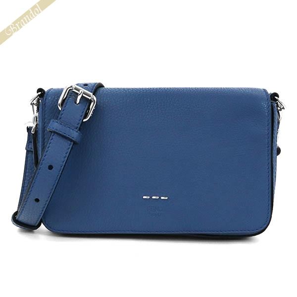 FENDI（フェンディ） ショルダーバッグ フラップバッグ ブルー 7M0299