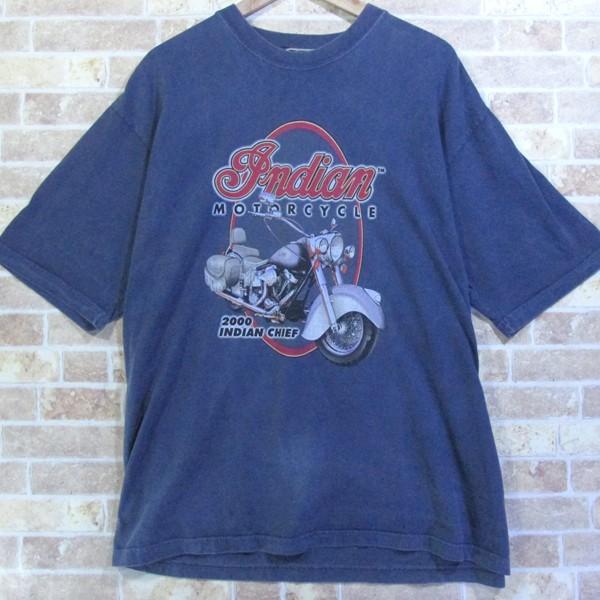 INDIAN MOTOCYCLE（インディアンモトサイクル） 古着 Tシャツ INDIAN