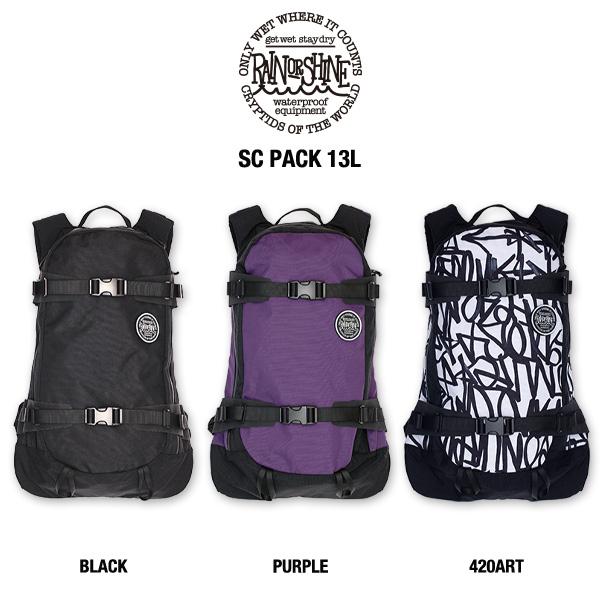 RAIN OR SHINE SC PACK 13L Cordura / 2024-2025モデル サイド
