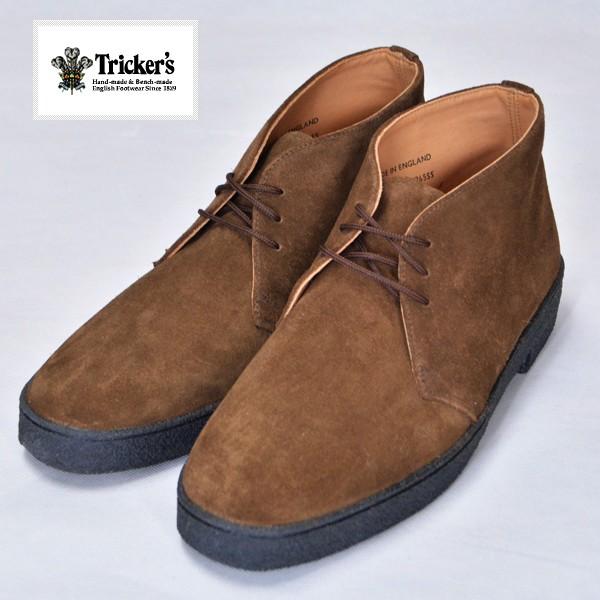 Tricker's（トリッカーズ） MUD GUARD CHUKKA BOOTS [SUEDE