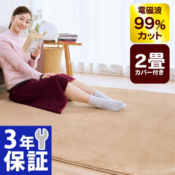 ゼンケン 爆買 ホットカーペット ホットマット 本体＋カバー付き 2畳