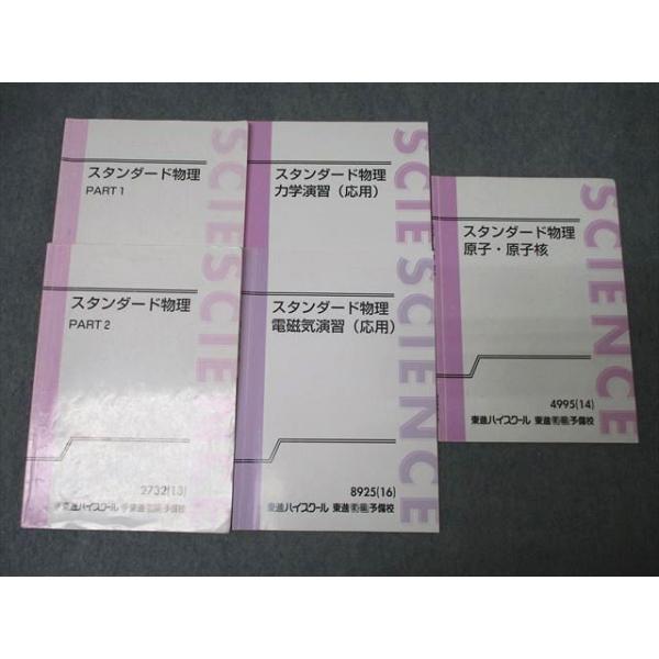 東進 スタンダード物理 PART1/2/原子・原子核/力学演習(応用)等