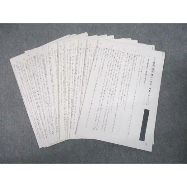 SAPIX 小6 SS特訓 国語 灘 対策プリント01〜14 全14回 フルセット 2020