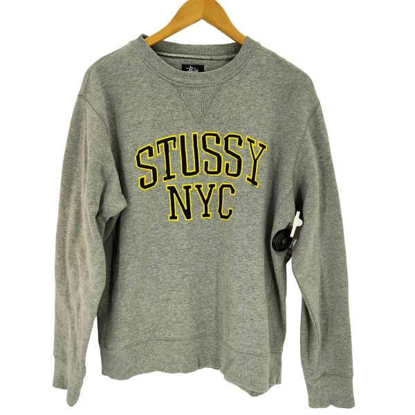 STUSSY（ステューシー） 90S 紺タグ NYCロゴVガゼットスウェット