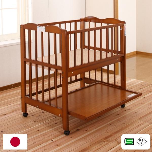 ティンバーベビーベッドミニ ハイタイプ ベビーベッド ティンバー