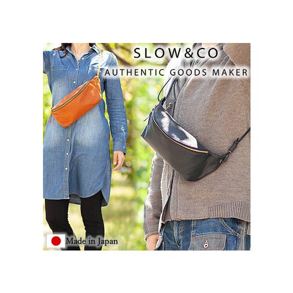 SLOW（スロウ） ファニーパック ショルダーバッグ 馬革 ホースピット