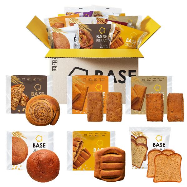 BASE FOOD（ベースフード） ベースブレッド 6種12袋 パン [チョコ