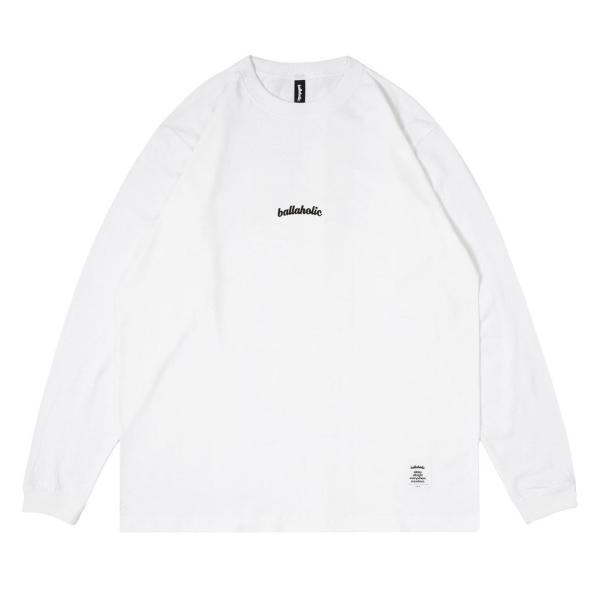 Ballaholic Small LOGO LongTee (white/black) ボーラホリック ウェア