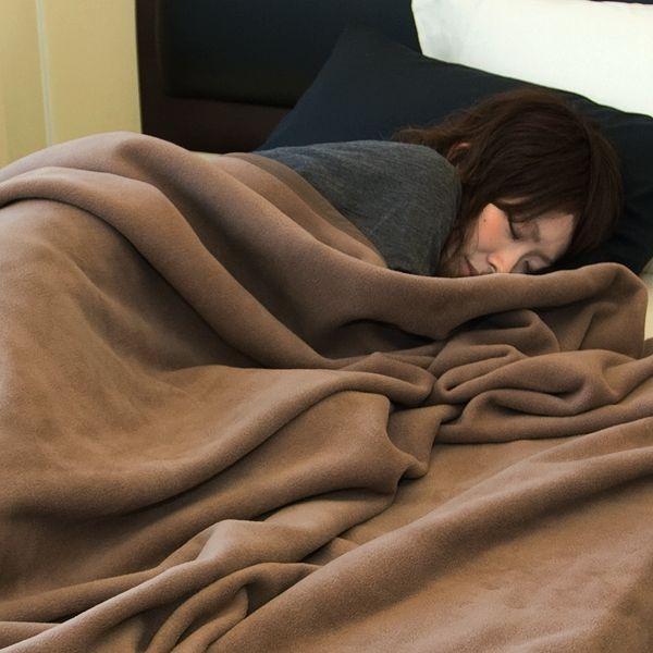 毛布 ブランケット シングル 綿100% コットン オリジナル ふんわり 綿