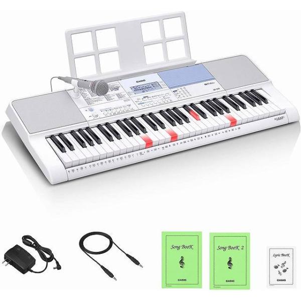 カシオ 電子キーボード 61標準鍵 光ナビゲーション& X型スタンド