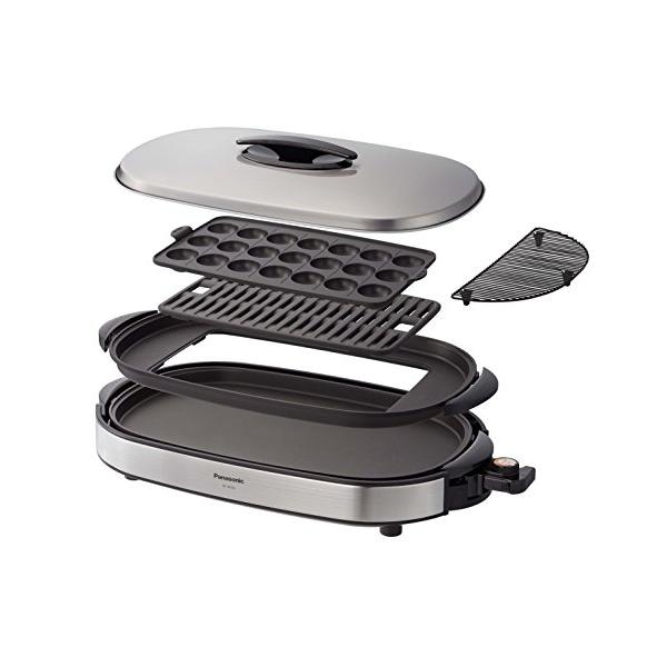 パナソニック ホットプレート 3枚タイプ 焼肉プレート たこ焼き器 平面