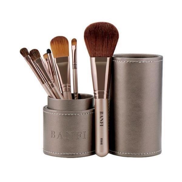 メイクブラシ メイクブラシセット ケース セット 収納 スタンド レザー