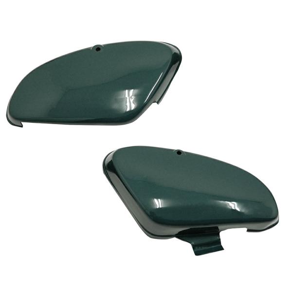 スーパーカブ ホンダ C50 STD/DX サイドカバー 左右セット 緑 グリーン
