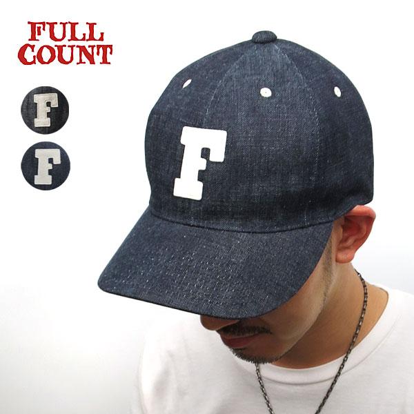 FULLCOUNT（フルカウント） [ #6843 ] 6Panel Denim Baseball Cap 'F
