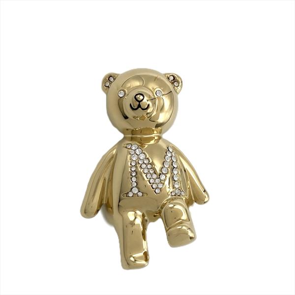 Max Mara（マックスマーラ） シャイニー テディベアモチーフ ブローチ